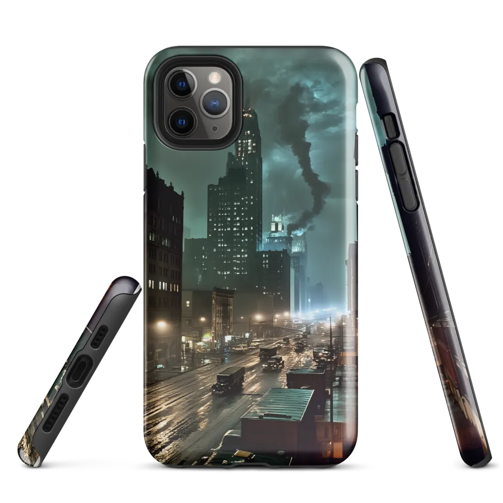 City of Shadows: A Nocturnal Symphony | Phone Case |  11 Pro Max | Tough Case | Glossy