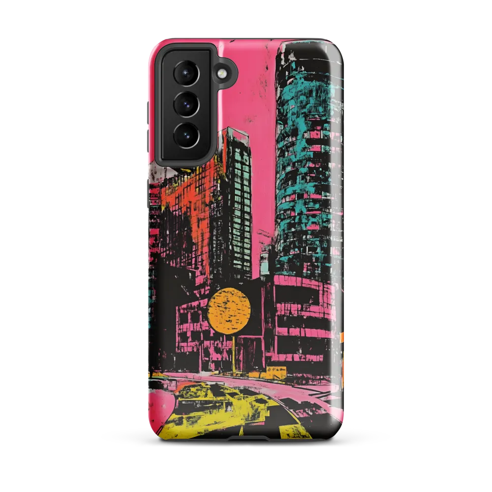 Urban Vibrance: A Kaleidoscope of Colors | Phone Case |  S21 Plus | Tough Case | Glossy