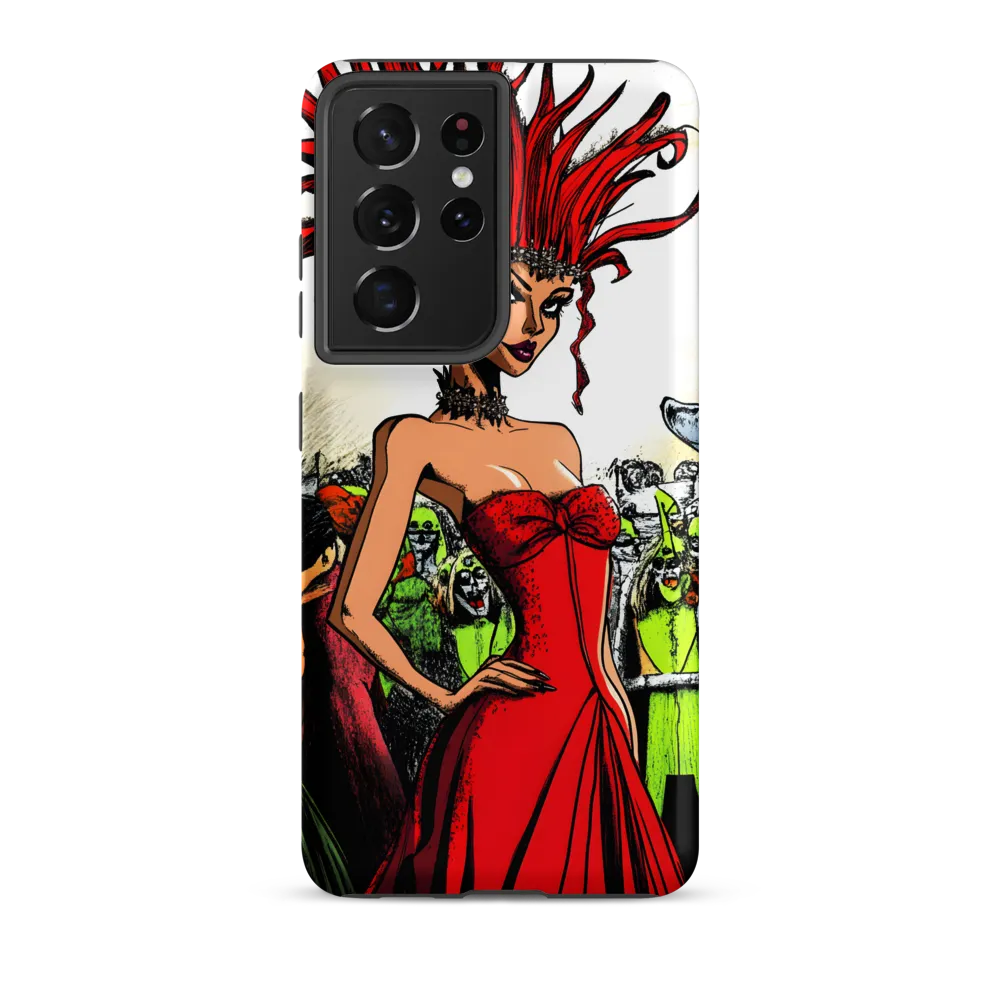 Fiery Elegance: A Fashion Statement