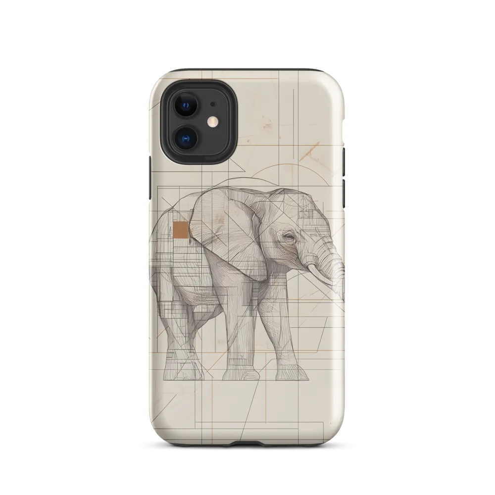 Geometric Elegance: The Steel Elephant