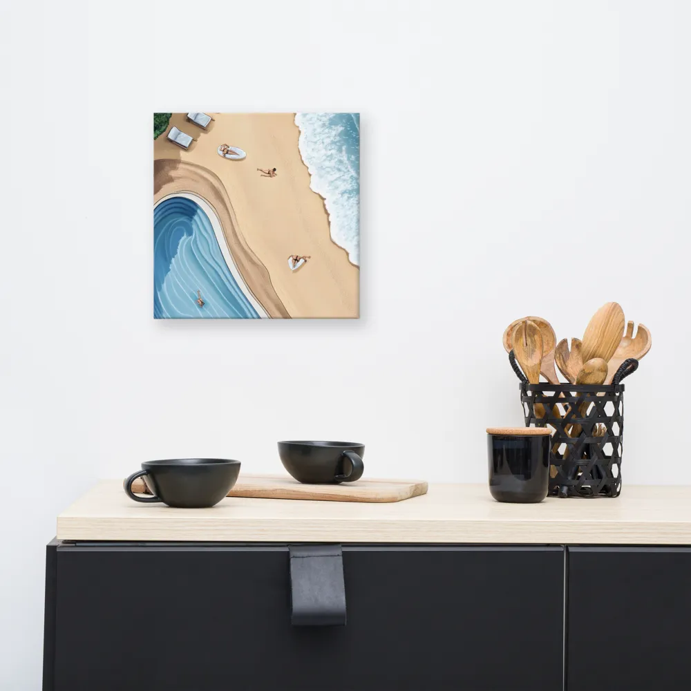 Serenity by the Shore | Canvas | 12″×12″
