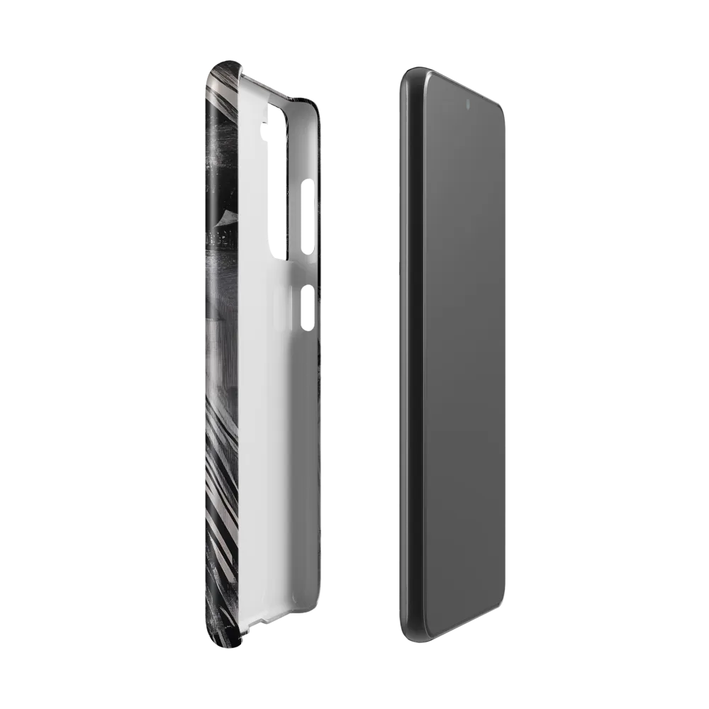 Fragmented Reflections: A Contemporary Portrait | Phone Case |  S21 | Snap Case | Glossy