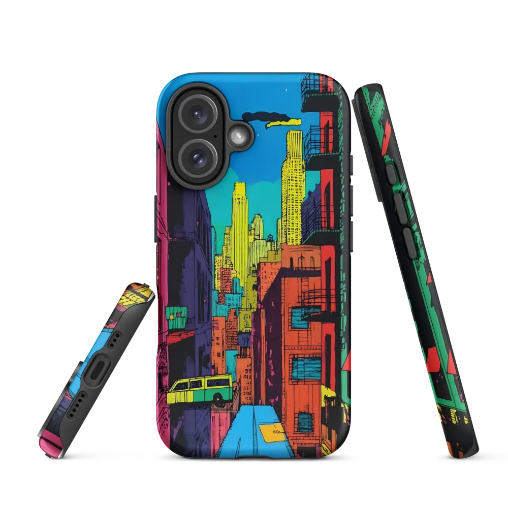 Urban Vibrance: A Pop Art Cityscape | Phone Case