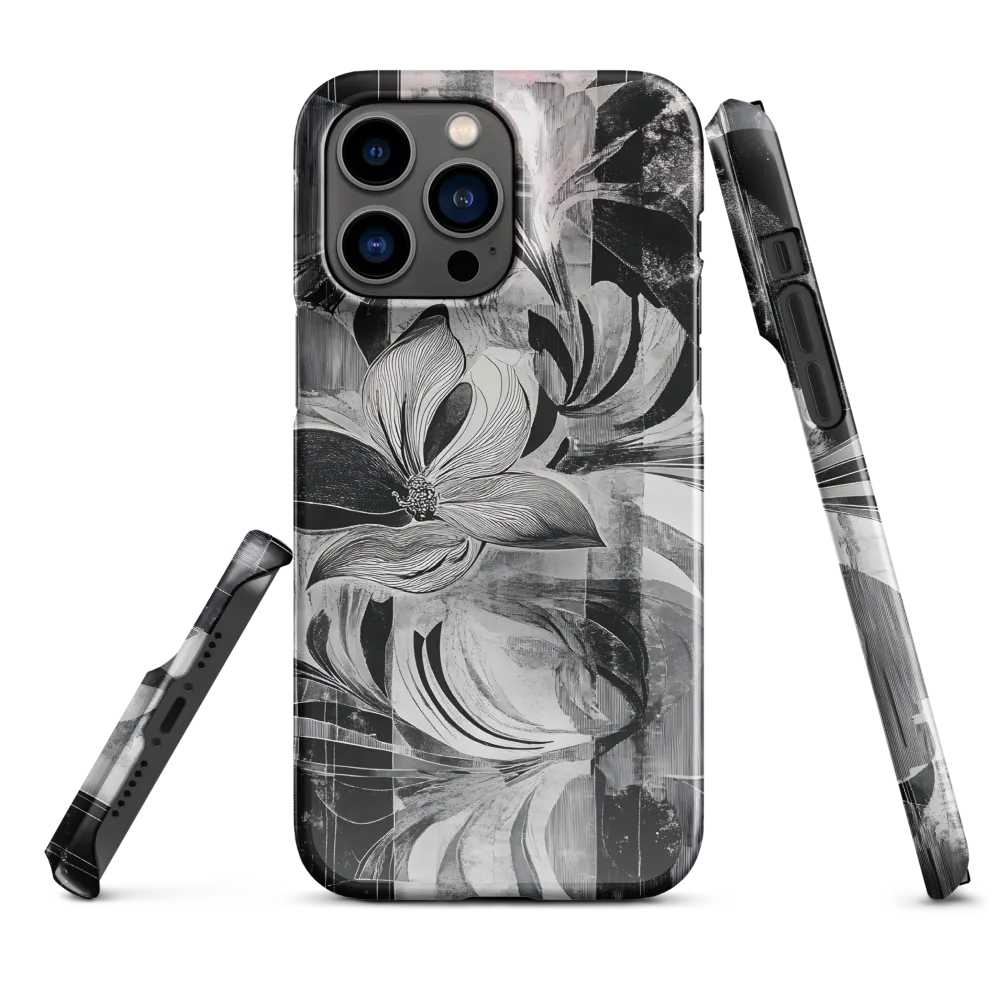 Floral Fusion in Monochrome