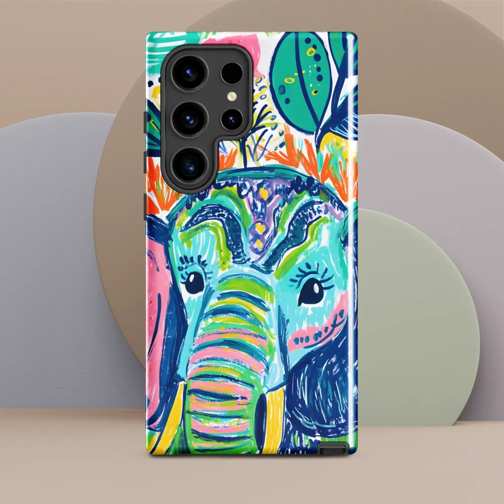 Whimsical Elephant Portrait