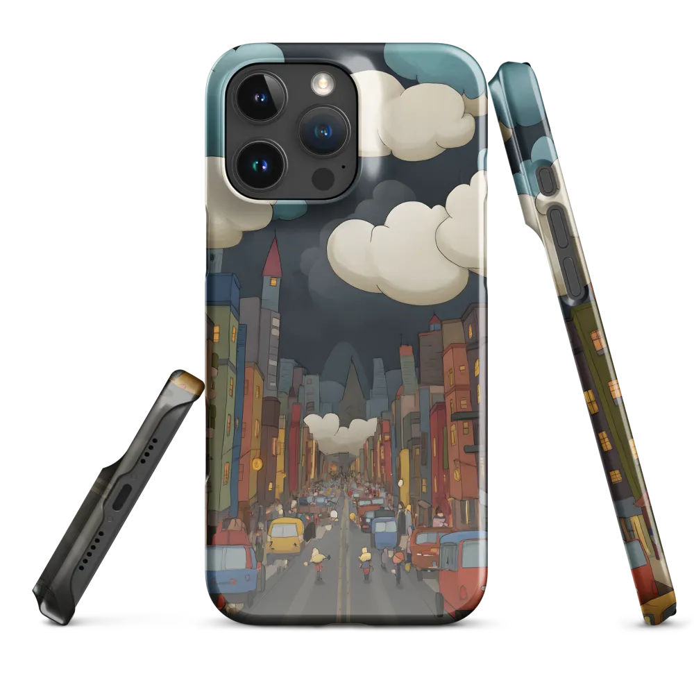 Urban Symphony: A City Awakens at Dusk | Phone Case |  16 Pro Max | Snap Case | Glossy