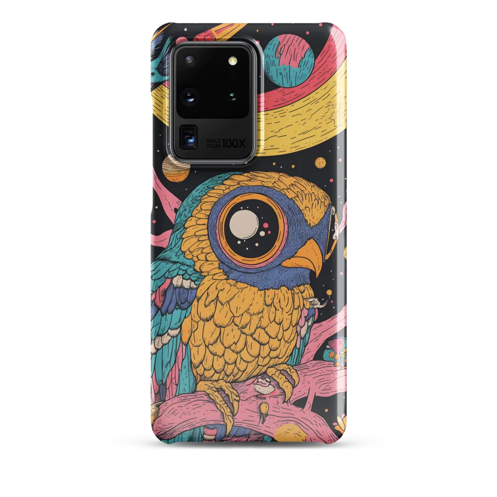 Whimsical Cosmic Owl | Phone Case |  S20 Ultra | Snap Case | Glossy