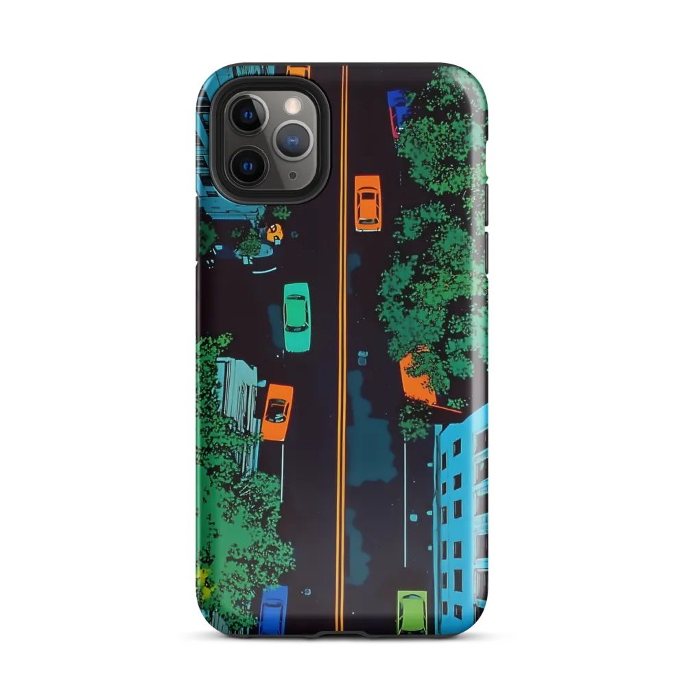 Urban Pulse: A Colorful Intersection | Phone Case |  11 Pro Max | Tough Case | Glossy