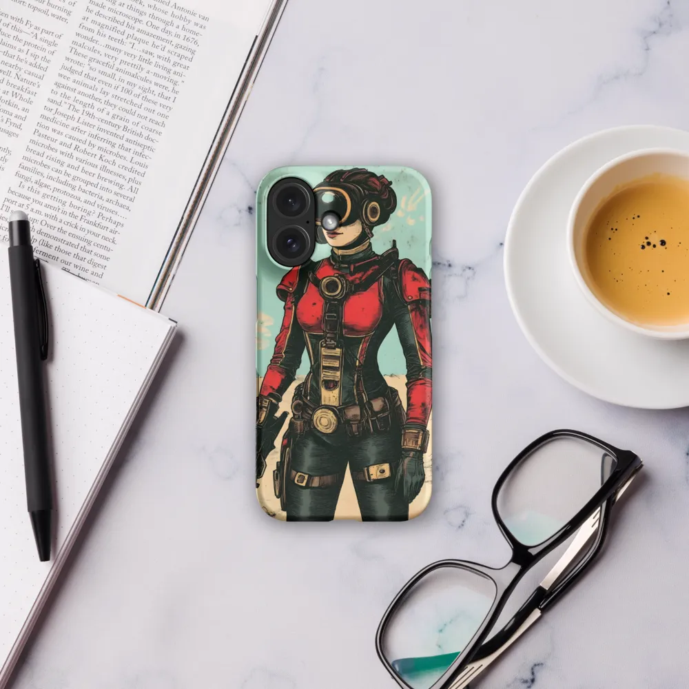 Futuristic Explorer: A Steampunk Adventure | Phone Case |  16 | Snap Case | Matte