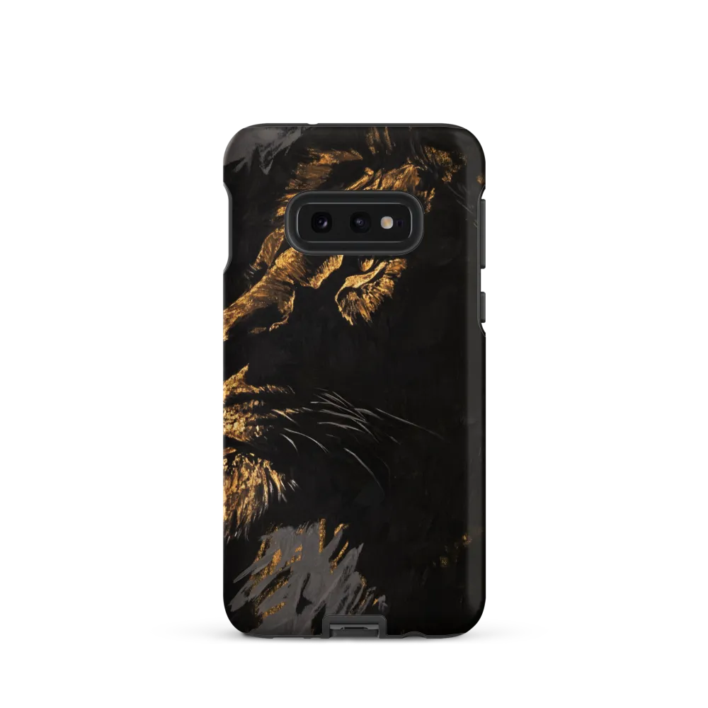 Majestic Gaze: The Golden Lion