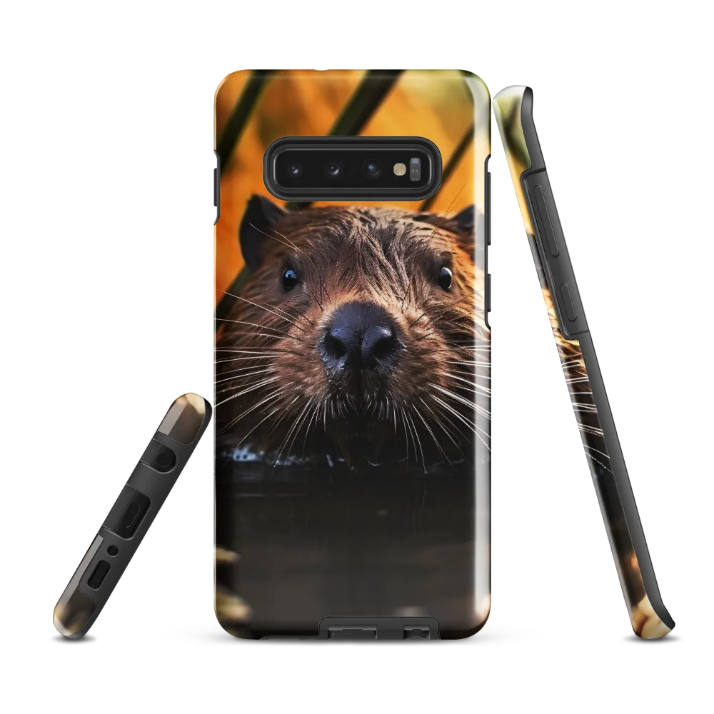 Beaver Serenity: A Natural Portrait | Phone Case |  S10 Plus | Tough Case | Glossy