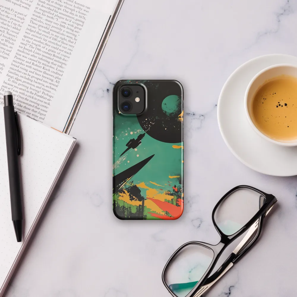 Journey Through the Cosmic Canvas | Phone Case |  12 Mini | Snap Case | Glossy