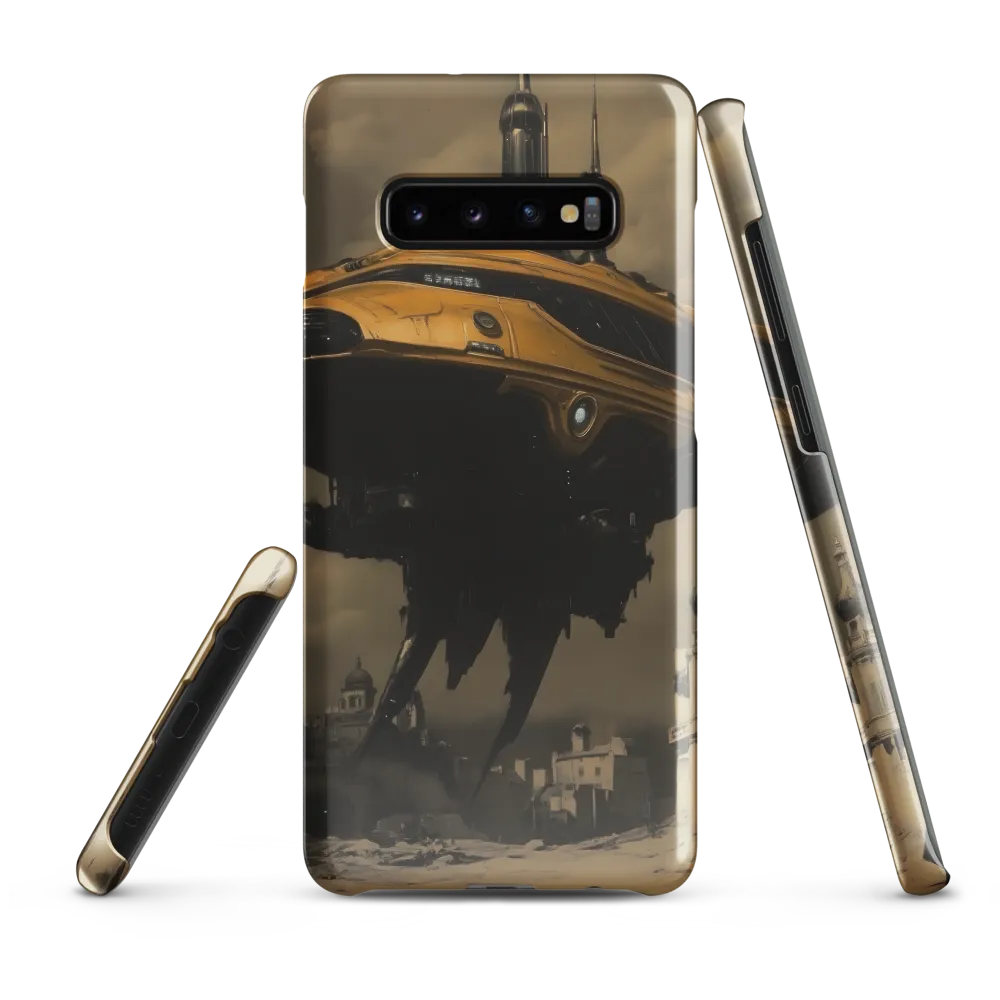 Ethereal Enigma Above a Ruined City | Phone Case |  S10 Plus | Snap Case | Glossy