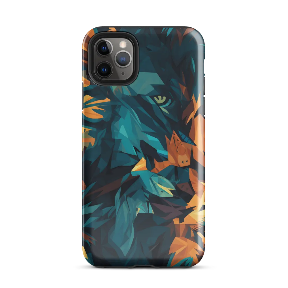 Wild Fusion: The Abstract Wolf | Phone Case |  11 Pro Max | Tough Case | Glossy