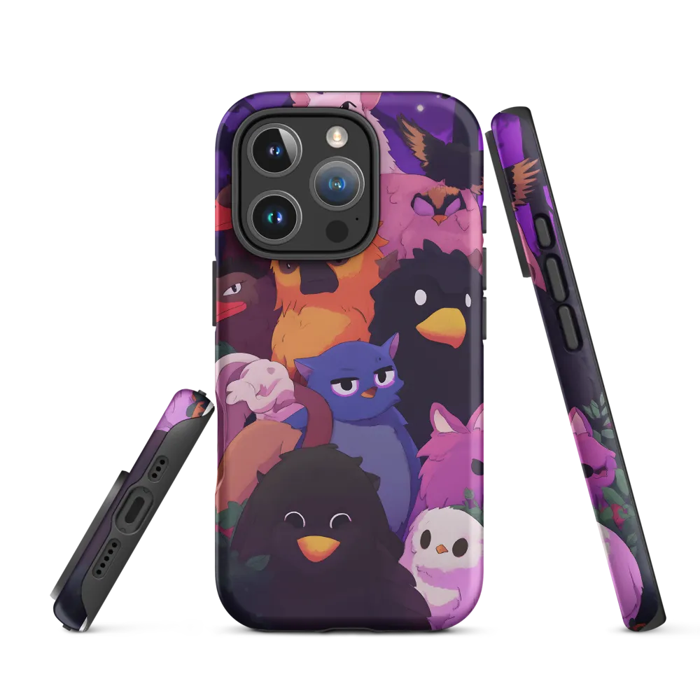 Whimsical Avian Gathering