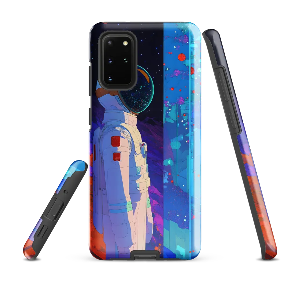 Cosmic Exploration: The Astronaut's Journey | Phone Case |  S20 Plus | Tough Case | Glossy