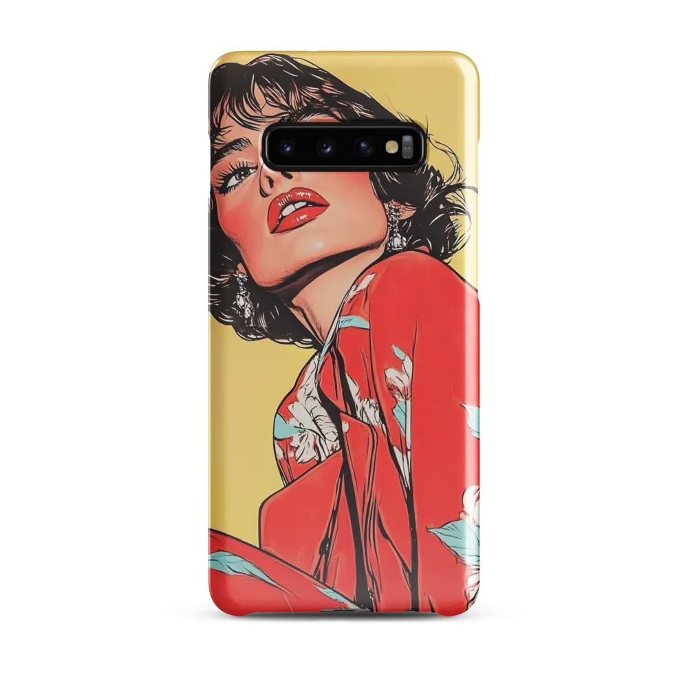 Striking Elegance in Pop Art | Phone Case |  S10 Plus | Snap Case | Glossy