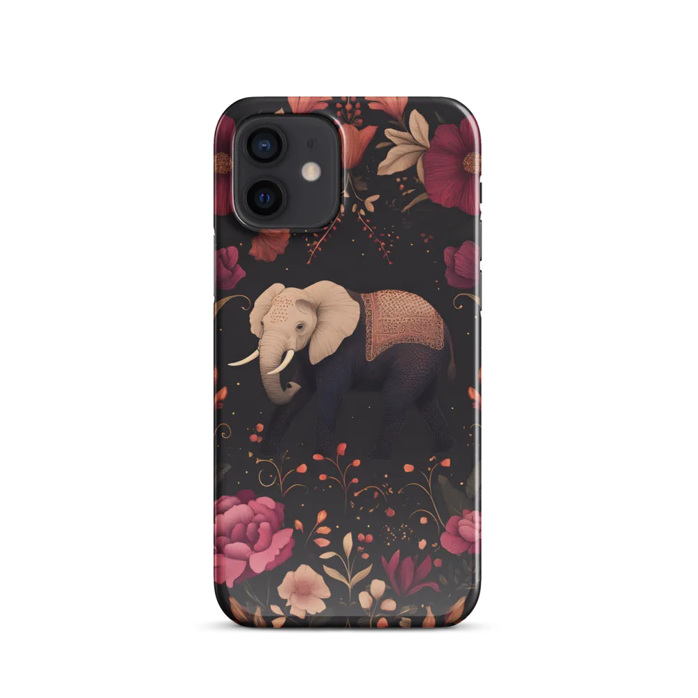 Whispers of the Wild: Elephants and Blooms