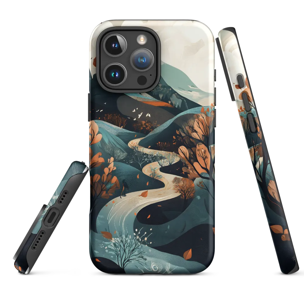 Whispers of Autumn: A Serene Journey | Phone Case |  16 Pro Max | Tough Case | Matte