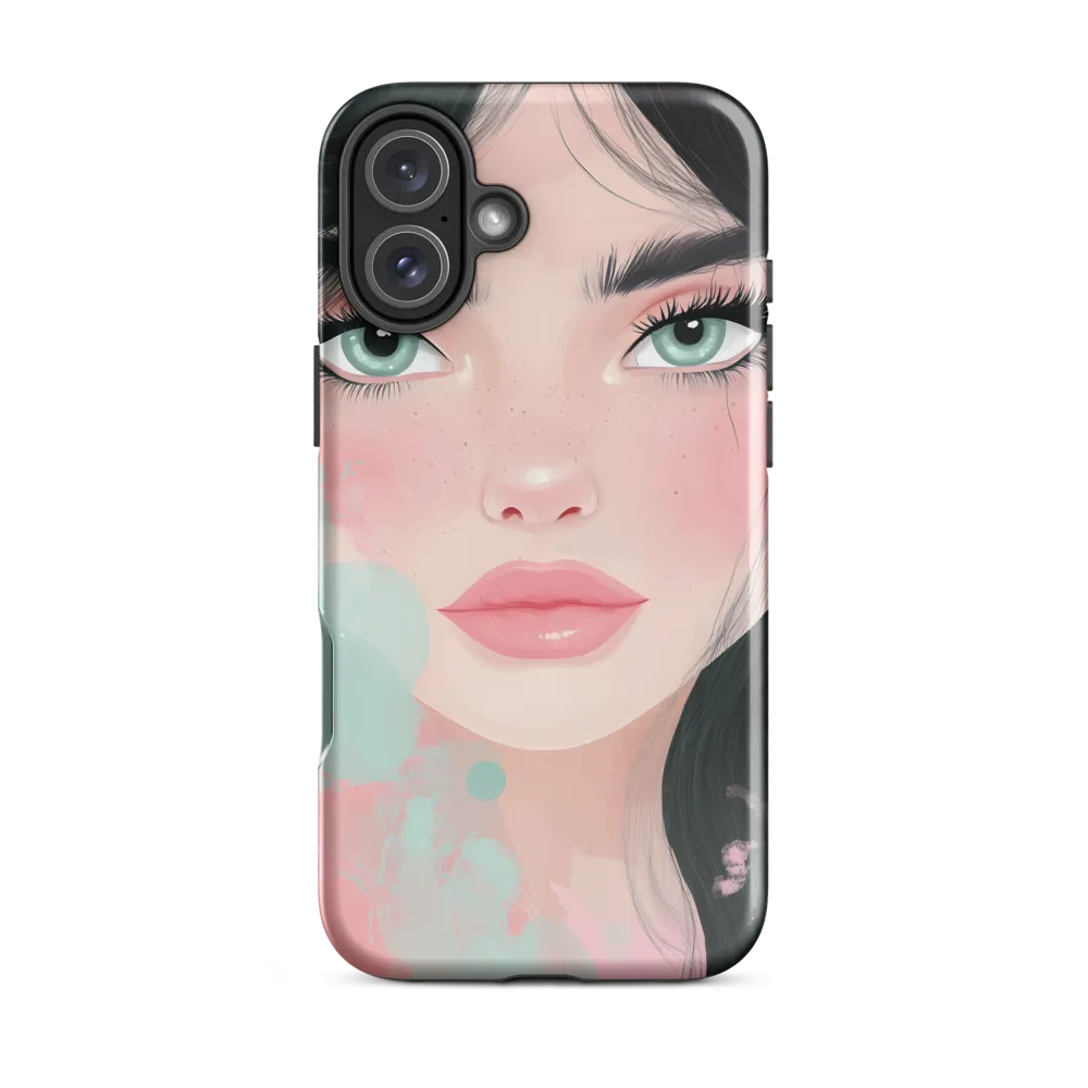 Dreamy Serenity: Portrait of a Young Woman