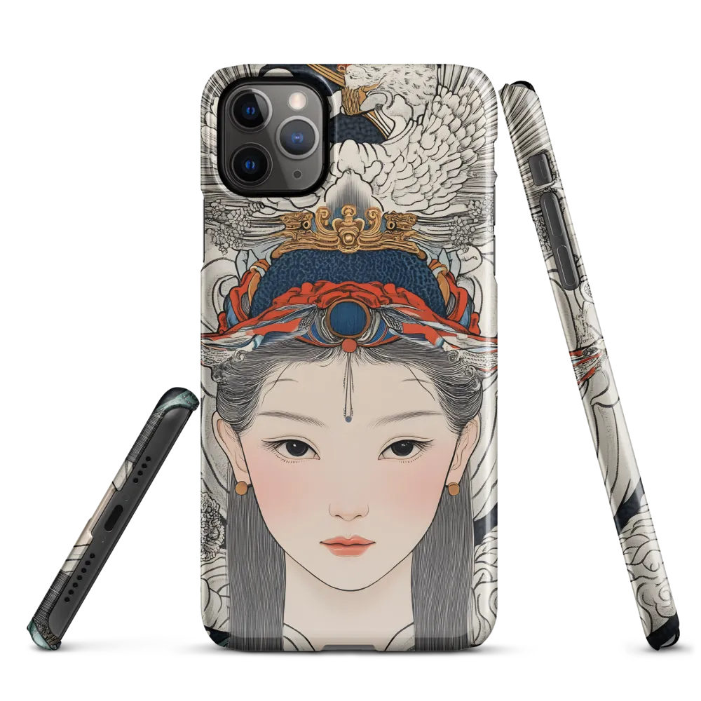 Serenity in Myth: A Traditional Portrait | Phone Case |  11 Pro Max | Snap Case | Glossy