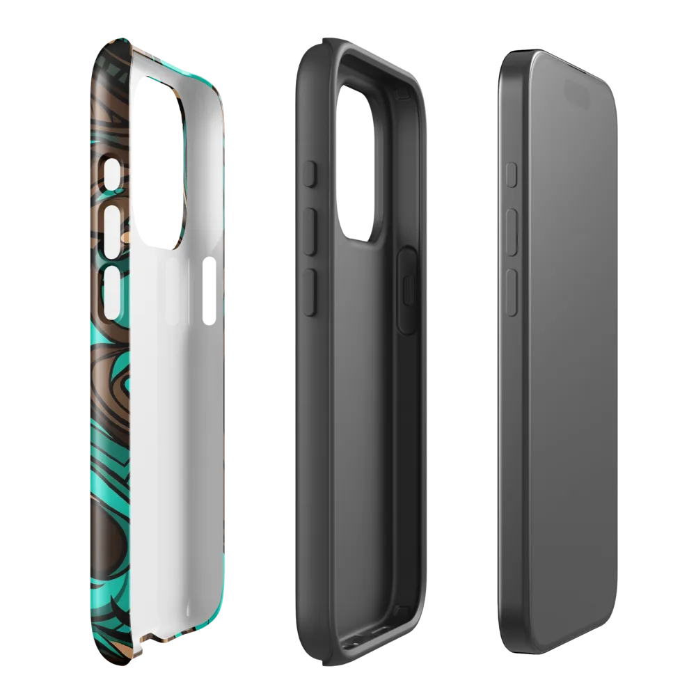 Fluctuating Currents | Phone Case |  15 Pro | Tough Case | Glossy