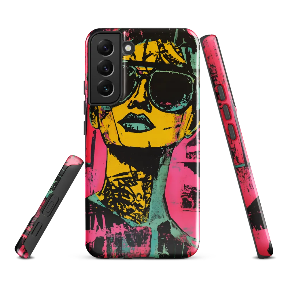 Confident Portrait in Neon Colors