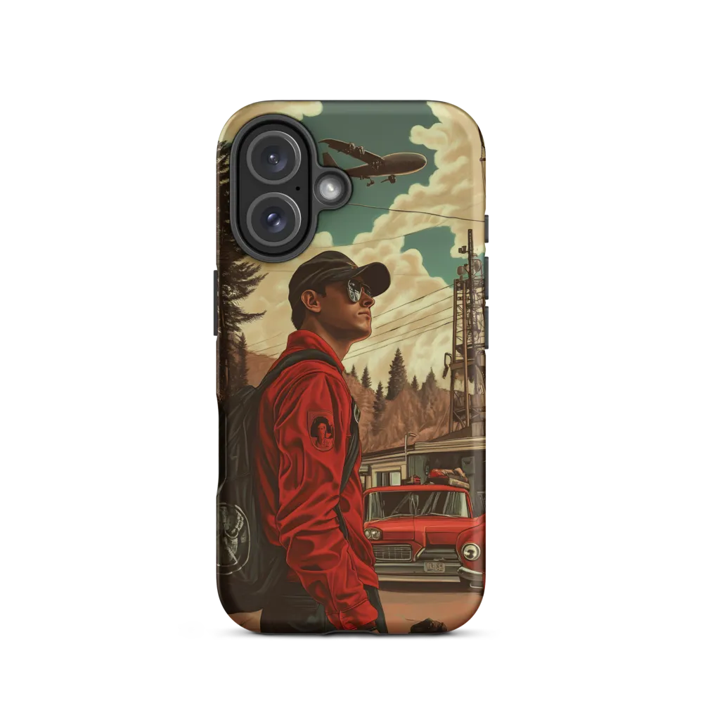 Navigating Dreams: A Surreal Adventure | Phone Case