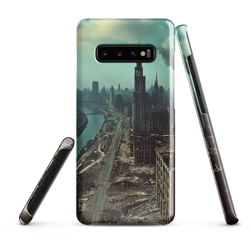 Urban Ruins: A Futuristic Reflection | Phone Case |  S10 Plus | Snap Case | Glossy