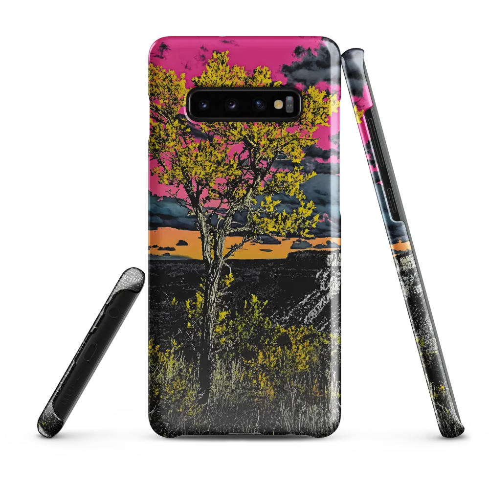 Ethereal Tree in a Surreal Landscape | Phone Case |  S10 Plus | Snap Case | Glossy