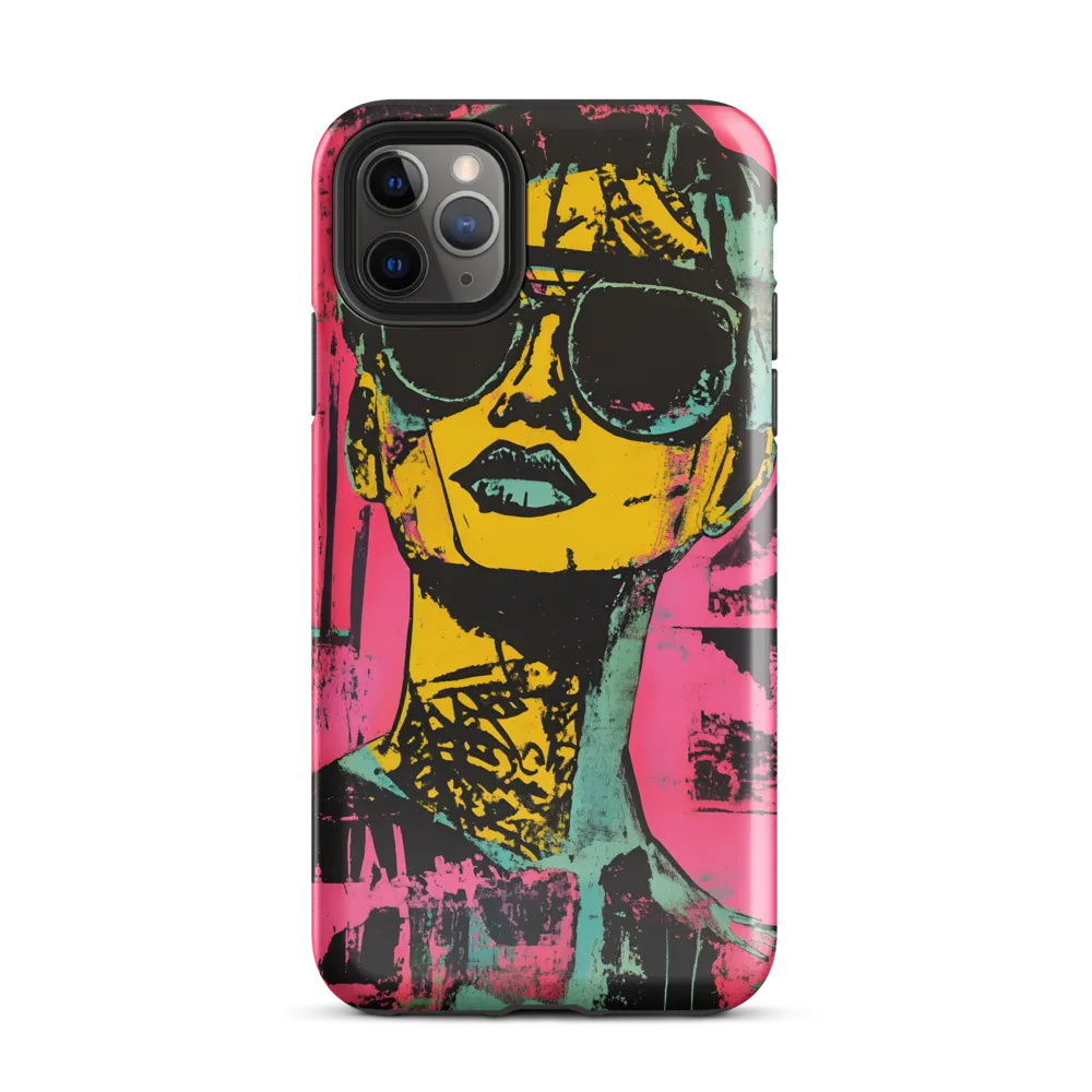 Confident Portrait in Neon Colors | Phone Case |  11 Pro Max | Tough Case | Glossy