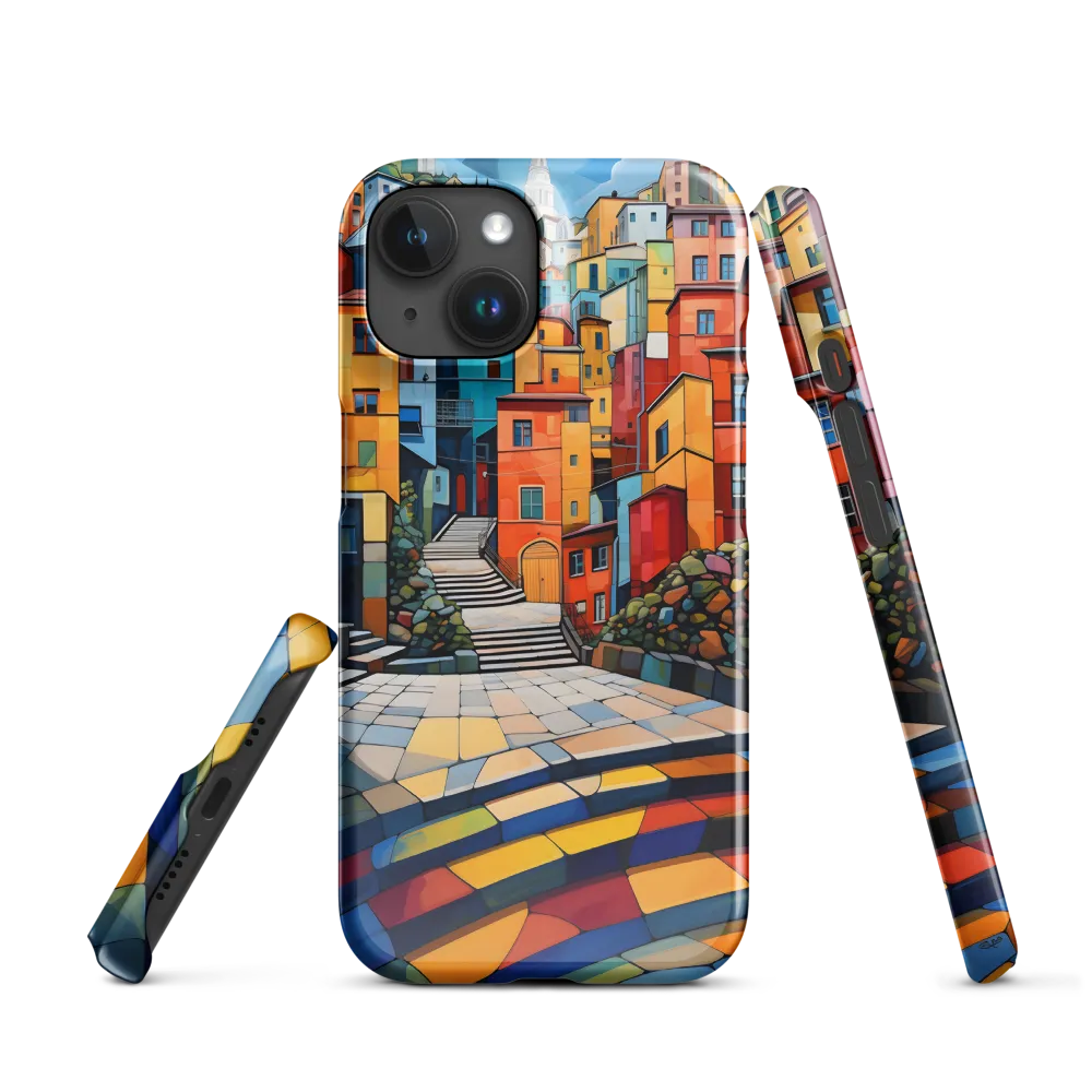 Vibrant Village: A Cubist Journey