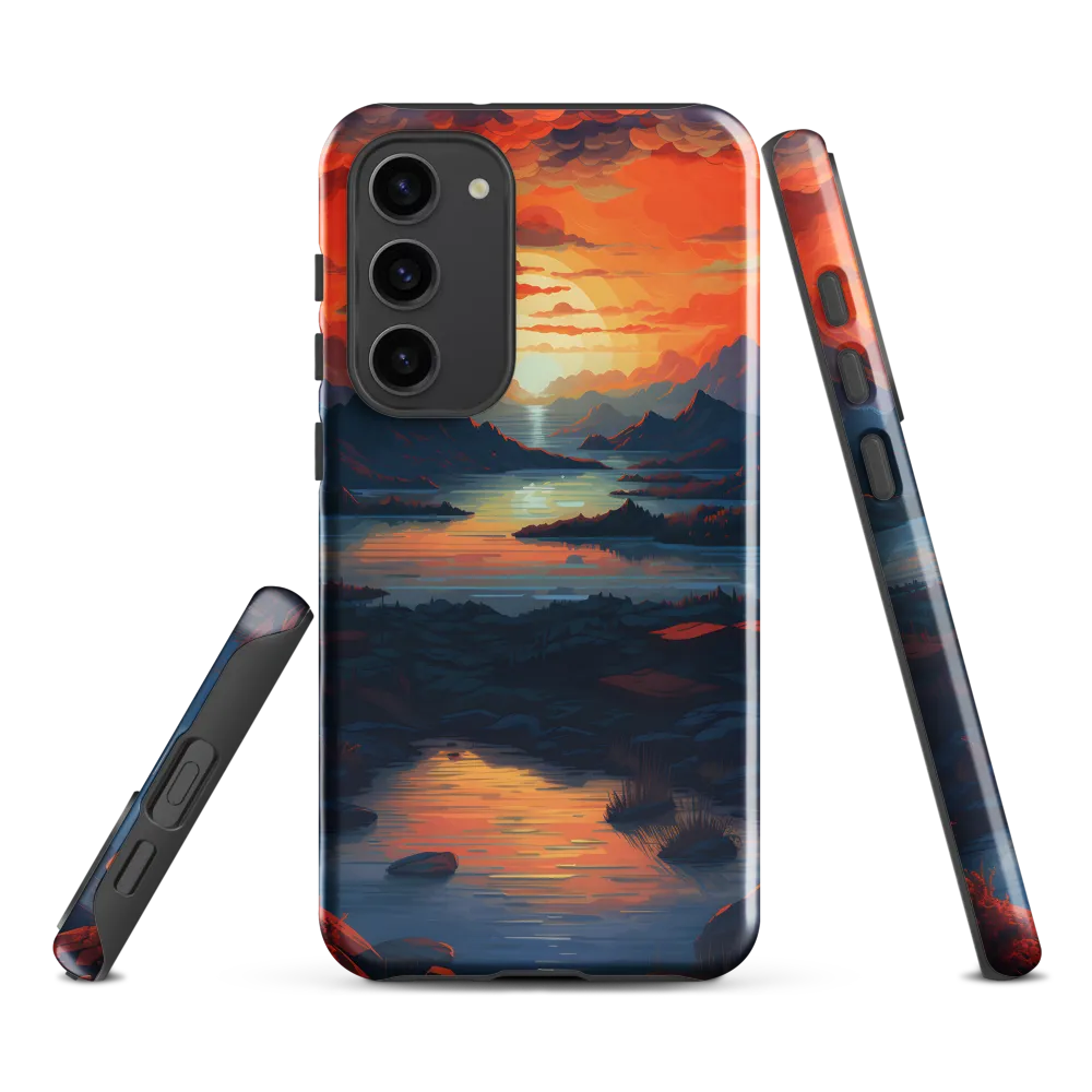 Ethereal Evening: A Digital Dusk