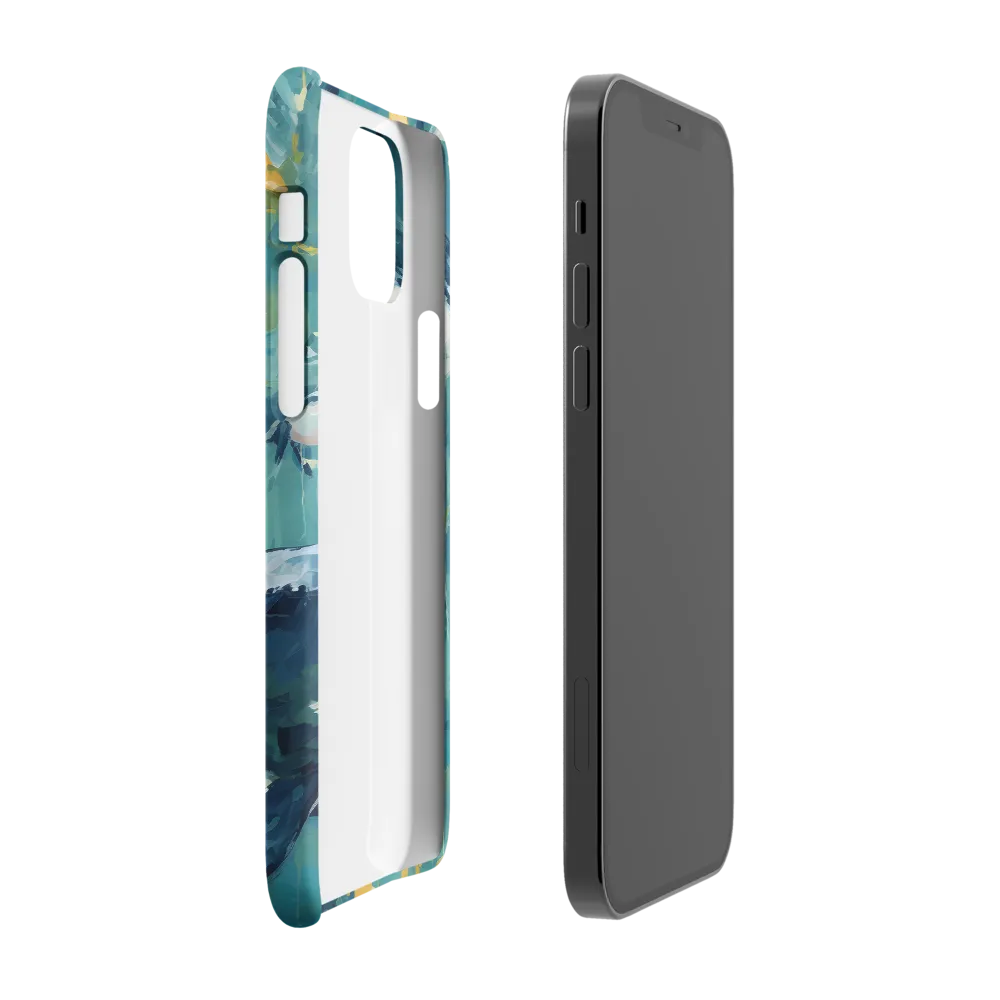Harmony of the Ocean: Whales in Motion | Phone Case |  12 | Snap Case | Matte