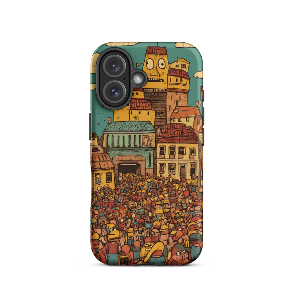 The Quirky City Gathering | Phone Case |  16 | Tough Case | Matte