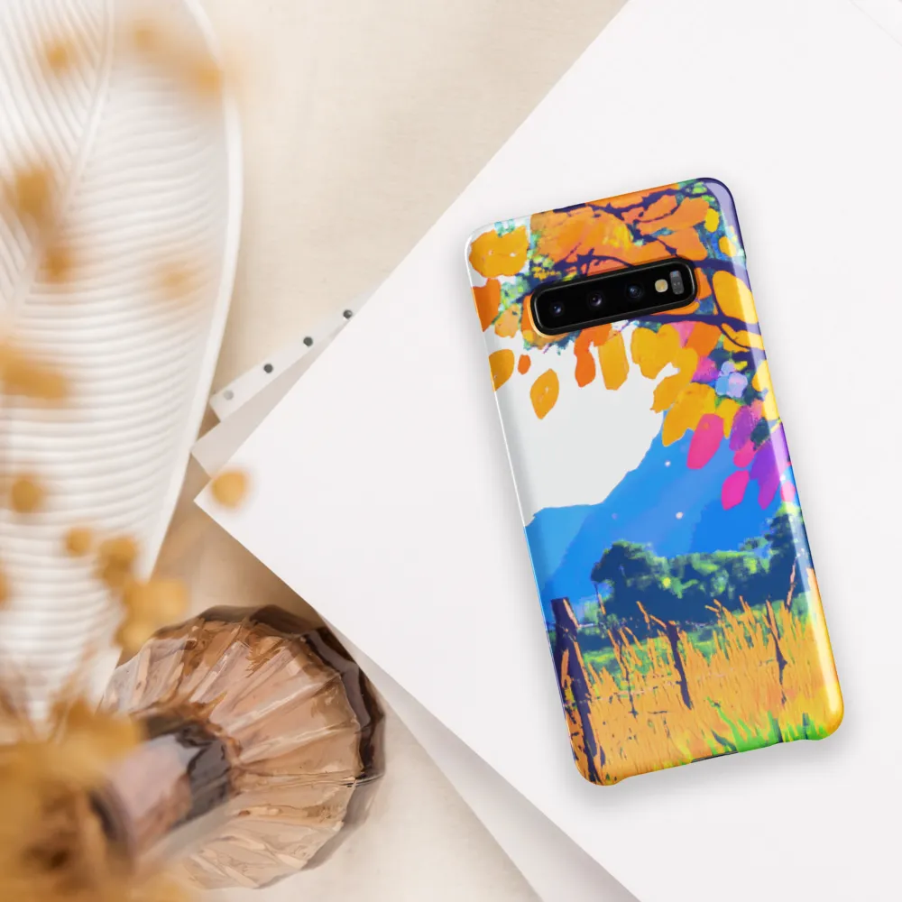 Autumn Serenity in a Vibrant Landscape | Phone Case |  S10 Plus | Snap Case | Glossy