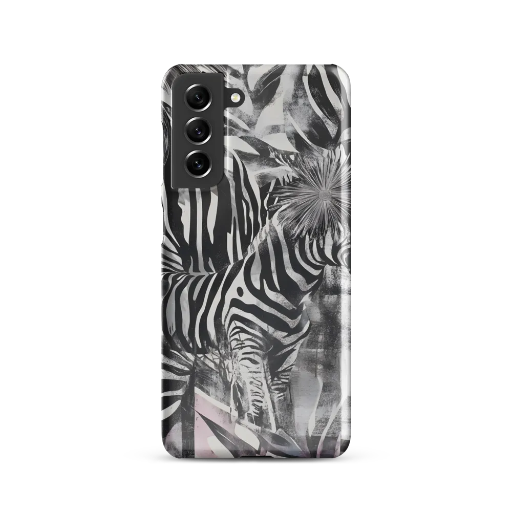 Zebra in the Jungle of Illusions | Phone Case |  S21 | Snap Case | Glossy