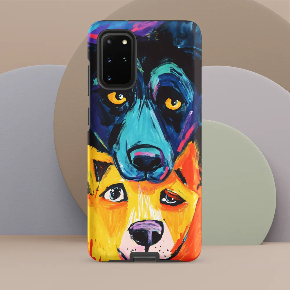Vibrant Companions: An Expression of Canine Spirit