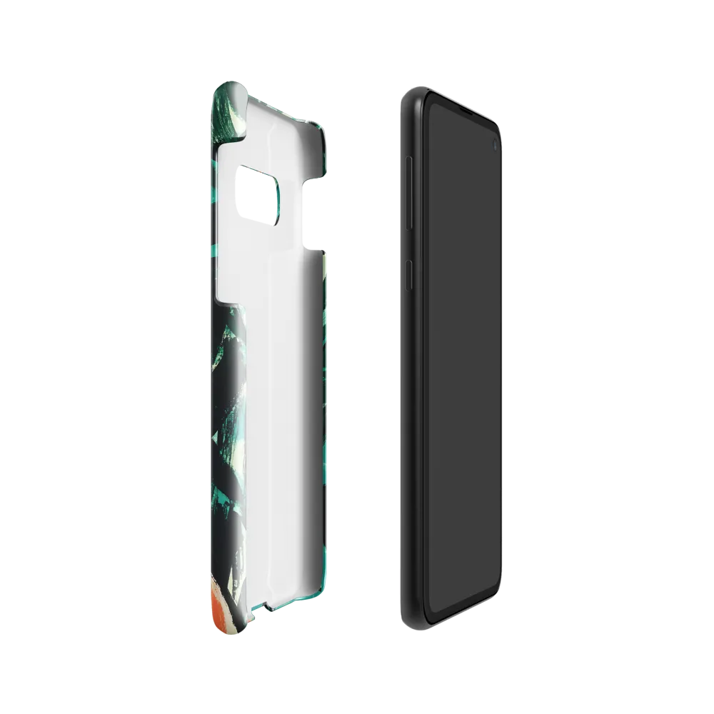 Curious Giraffe in Lush Greenery | Phone Case |  S10e | Snap Case | Glossy