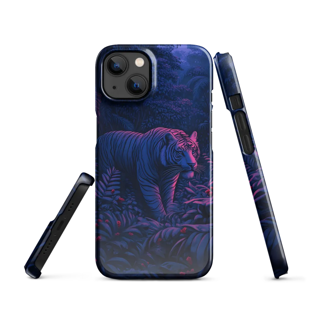 Mystic Prowler: The White Tiger in the Jungle | Phone Case |  13 | Snap Case | Glossy