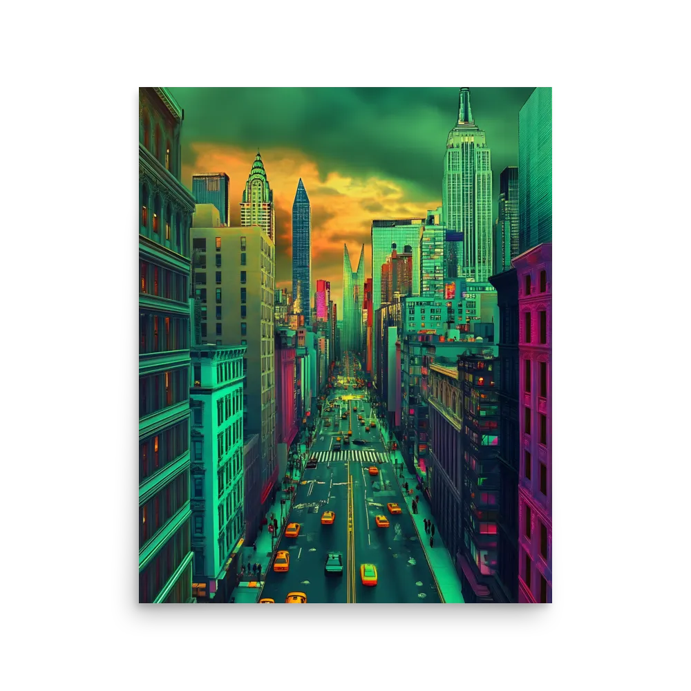 Urban Surrealism: Neon Dreams | Poster | 16″×20″