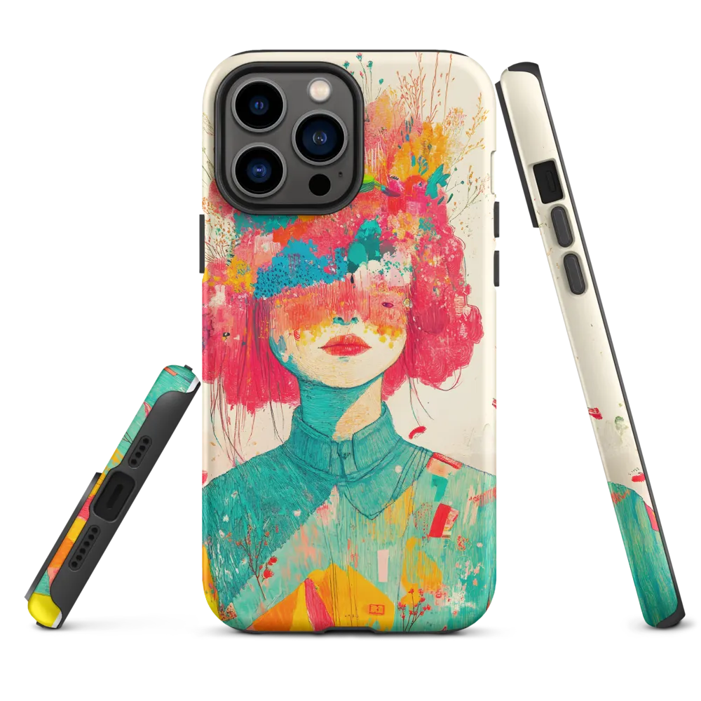 Whimsical Floral Portrait