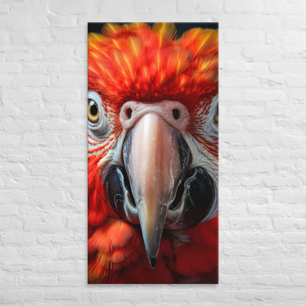 The Fiery Gaze of the Parrot