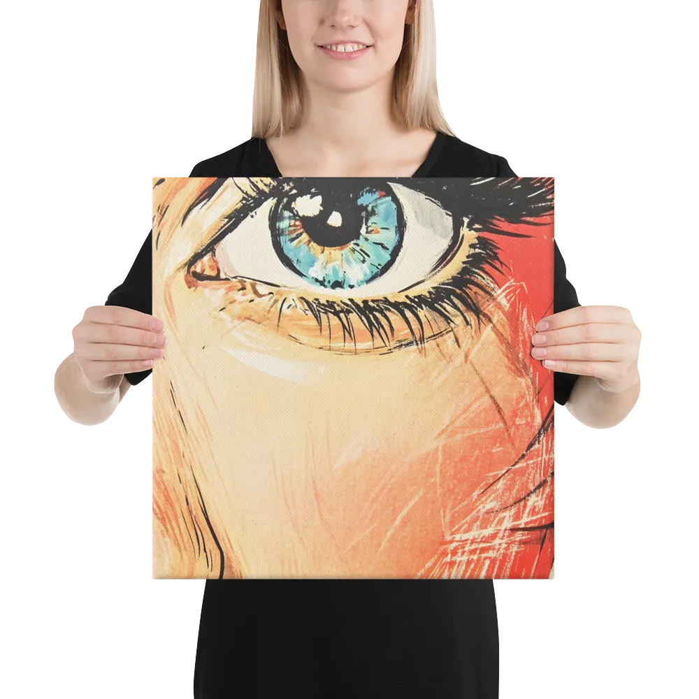 Gaze of Emotion | Canvas | 16″×16″