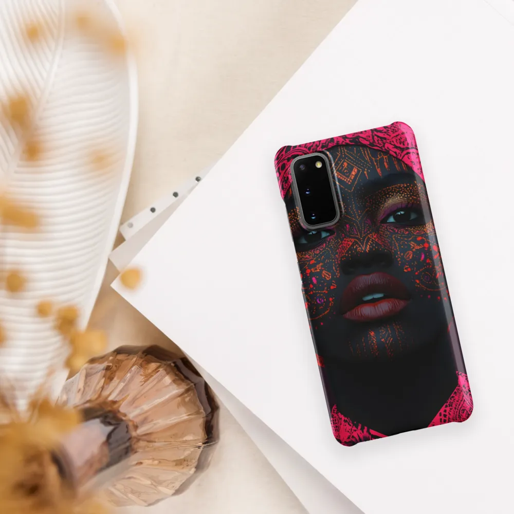 Neon Adornments: A Portrait of Cultural Expression