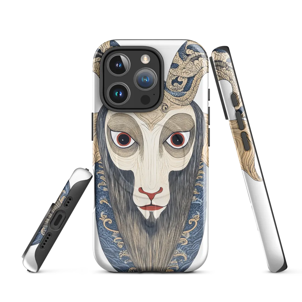 Ethereal Gaze of the Ram | Phone Case |  16 Pro | MagSafe® Tough Case | Glossy