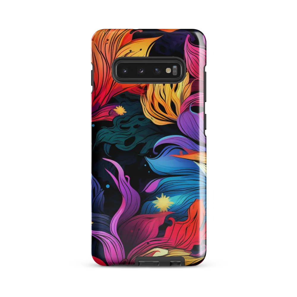 Floral Symphony | Phone Case |  S10 Plus | Tough Case | Glossy