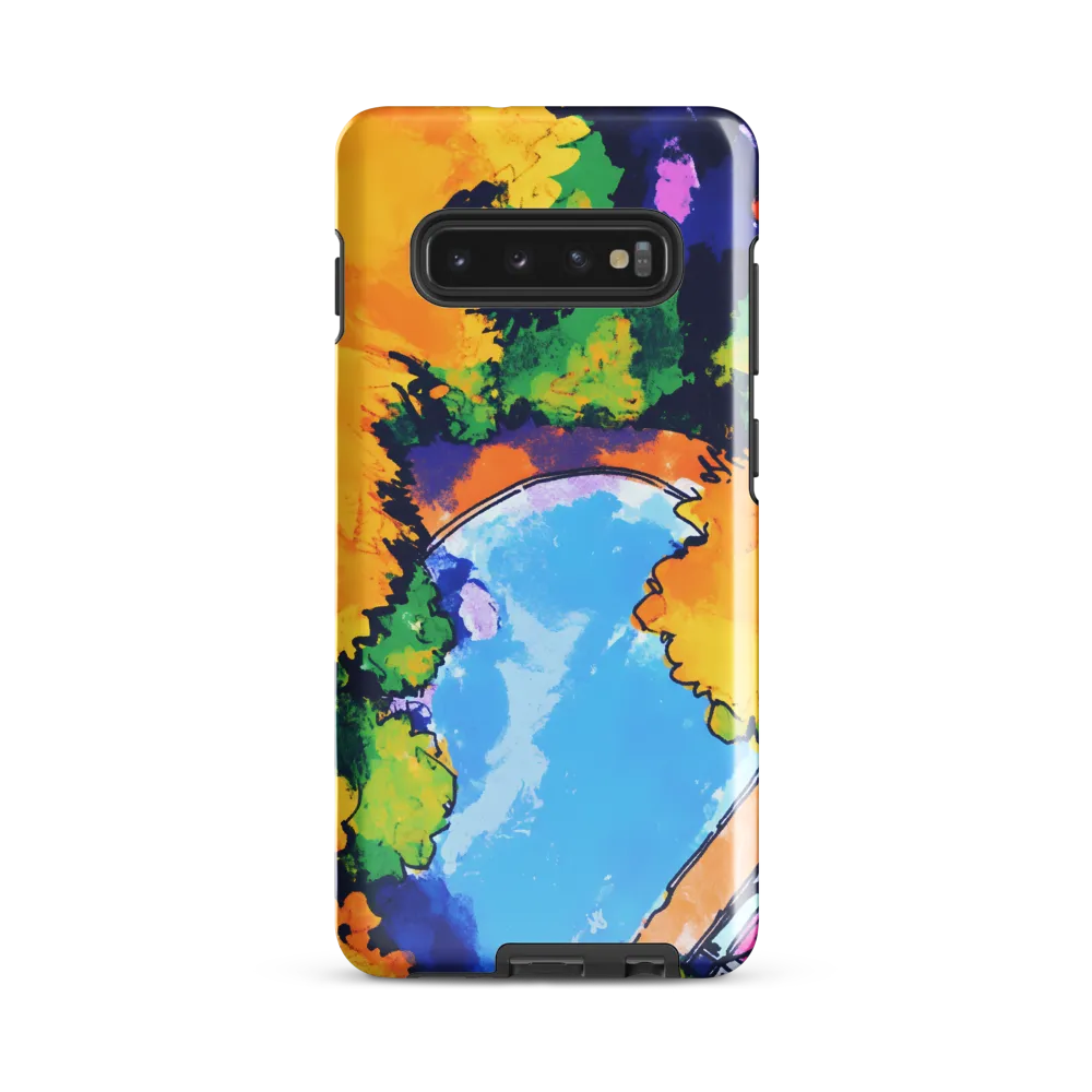 Vibrant Waterscape | Phone Case |  S10 Plus | Tough Case | Glossy