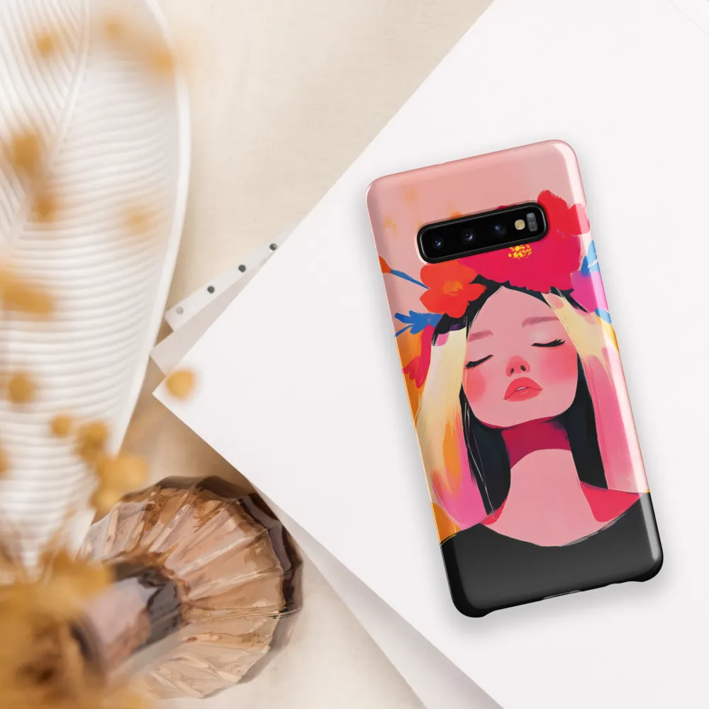 Floral Serenity | Phone Case |  S10 Plus | Snap Case | Glossy