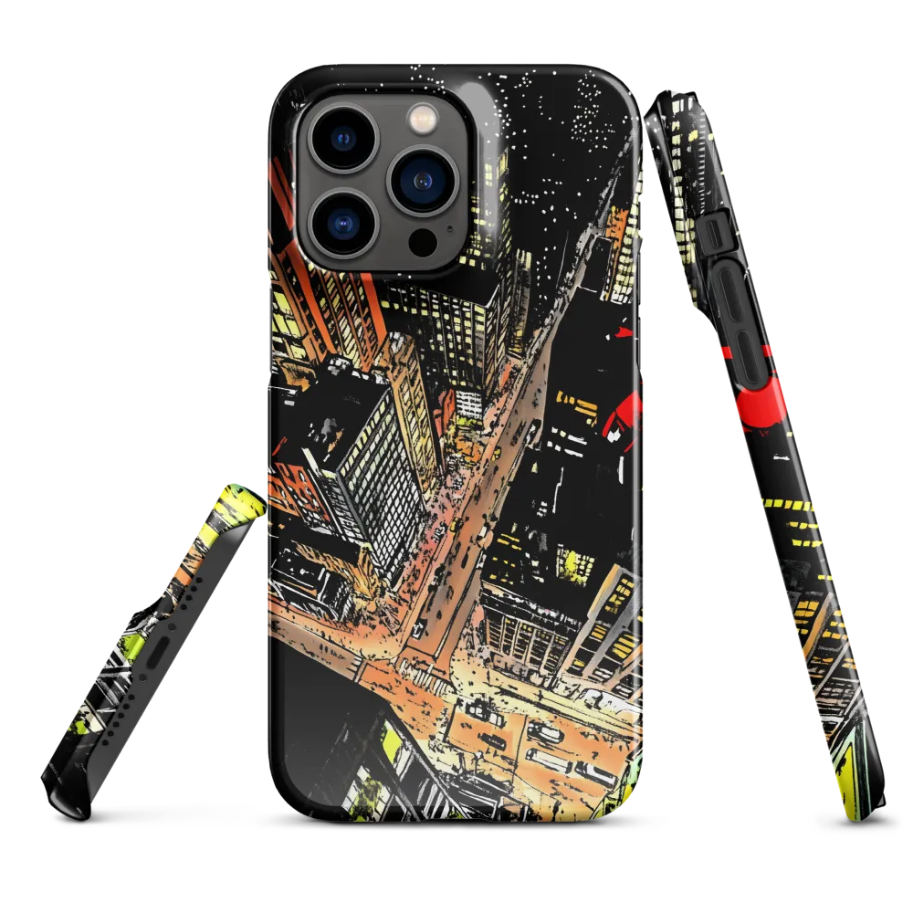 Urban Nightscape: A Bird's-eye View